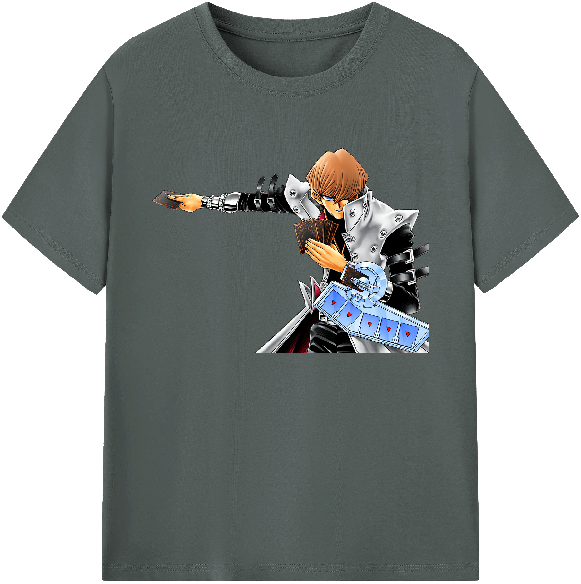 （画像用） 遊☆戯☆王 Yu-Gi-Oh! 綿100％ メンズ半袖Tシャツ｜肌触りやわらか＆通気性